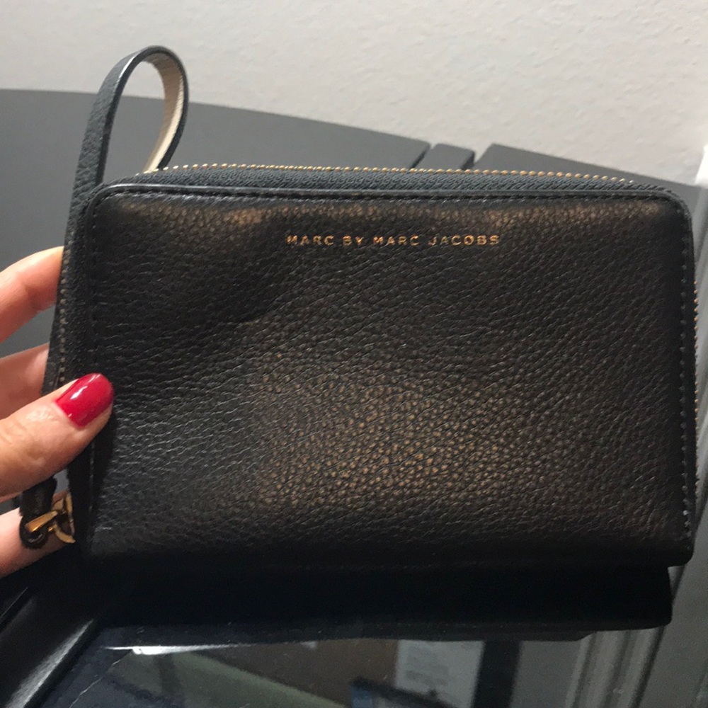 Marc by Marc Jacobs leather wristlet